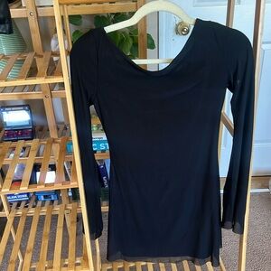 Princess Polly 	
Lukea Long Sleeve Mini Dress Black